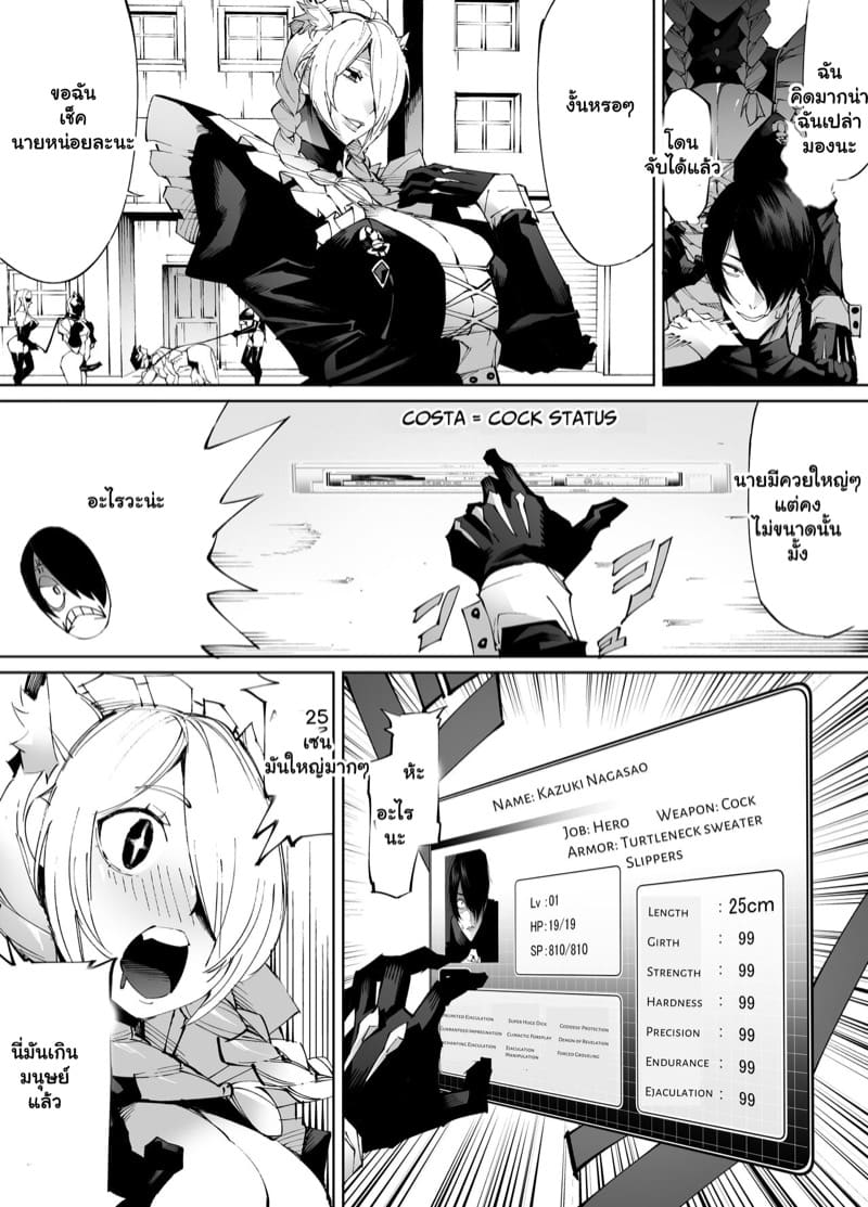 นั่งชักจนตาย แล้วได้ไปต่างโลก