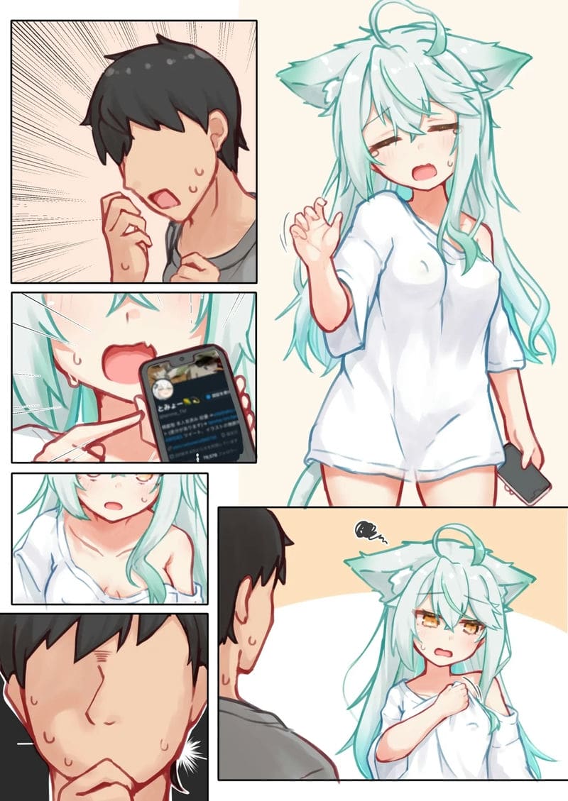 สาวหูแมวโดนเย็ดท่าหมา