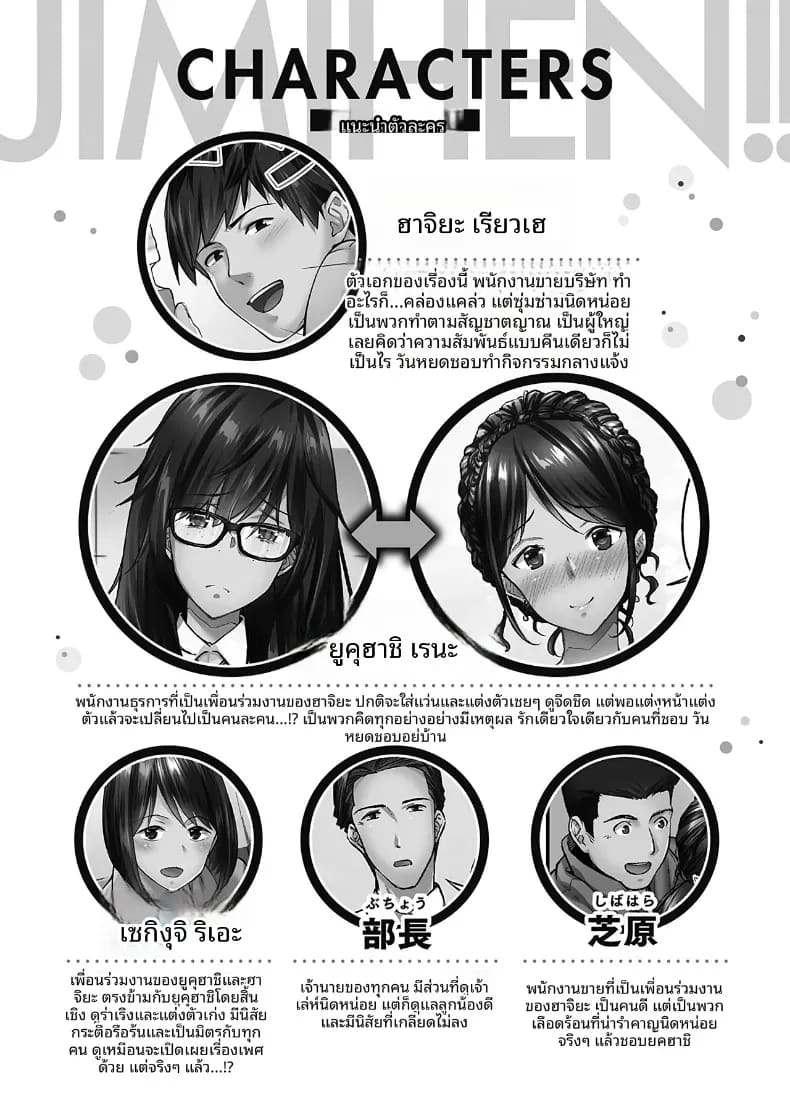 โดจิน ความปรารถนาของหญิงสาวที่มีต่อความรัก 1 แปลไทย