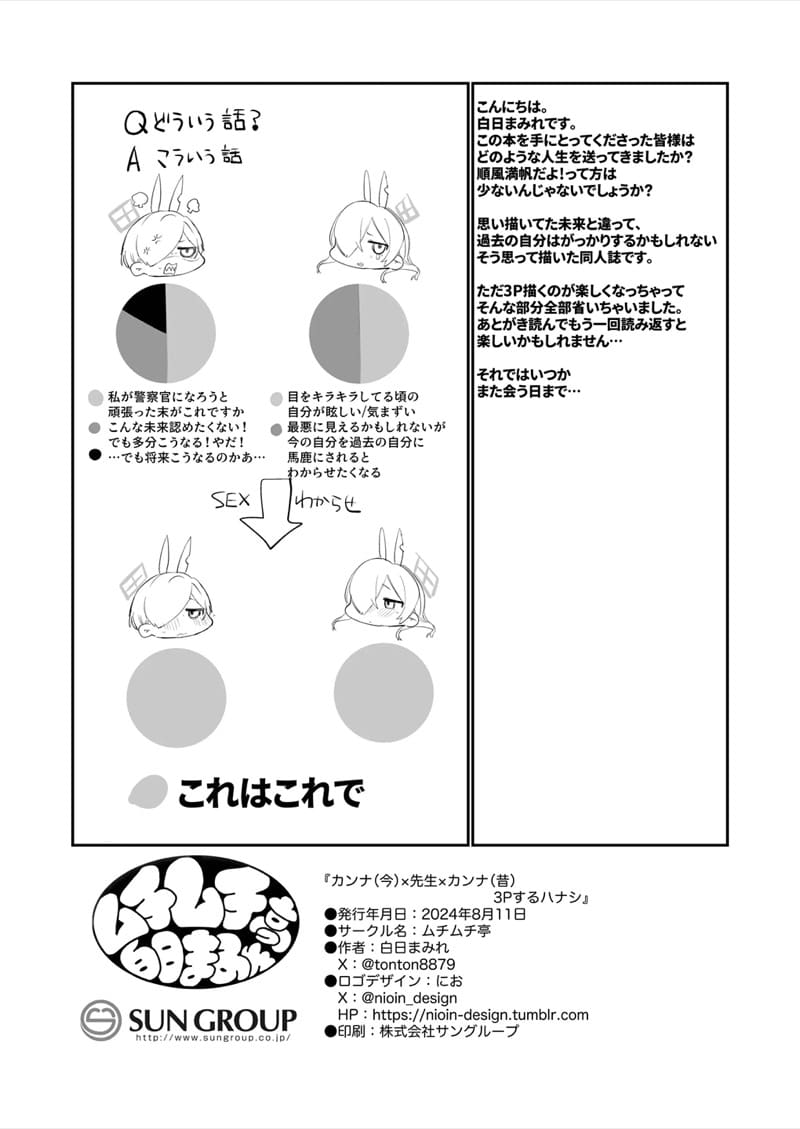 คันนะ กับ เซ็นเซ Kanna (Ima) x Sensei x Kanna (Mukashi)